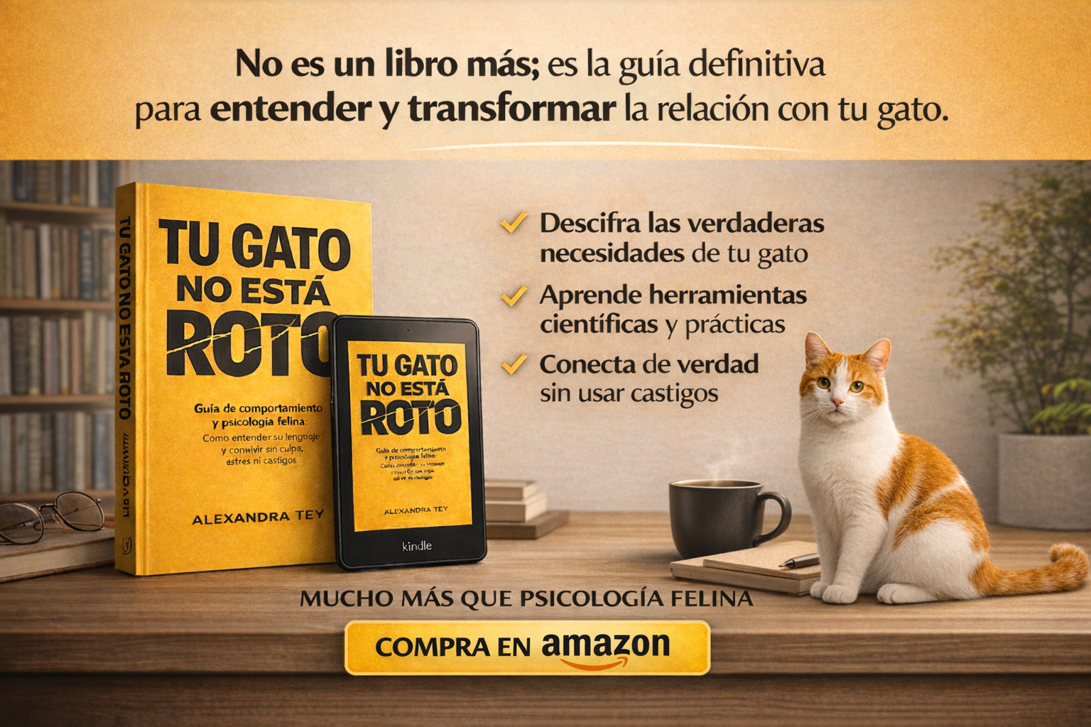 Libro Tu gato no está roto - Alexandra Tey