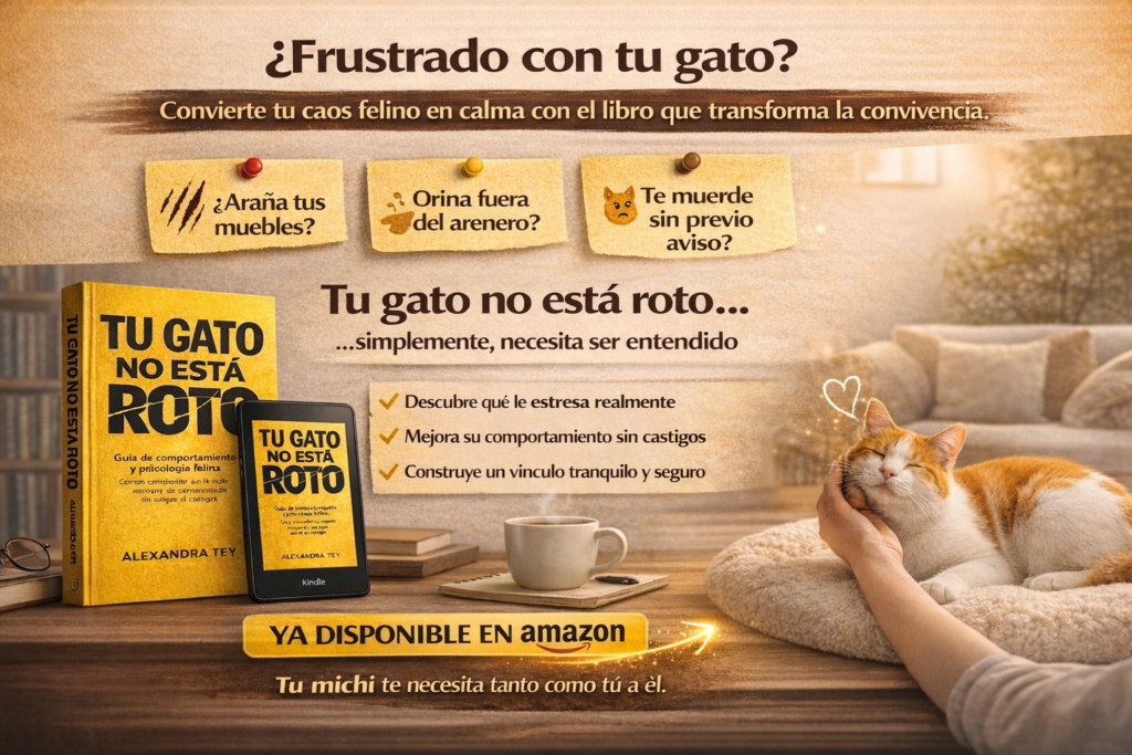 banner libro Tu gato no está roto - Alexandra Tey